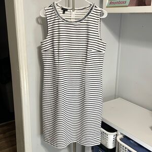 Talbots stripped dress size 10